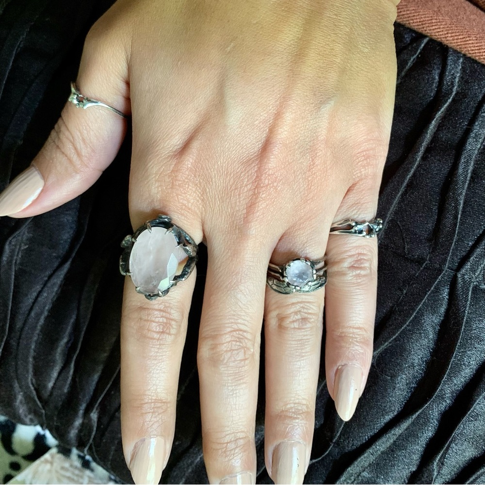 Bloodmilk Belonging to the Underworld Prt 2 Rose Quartz Ring - Picture 5 of 5